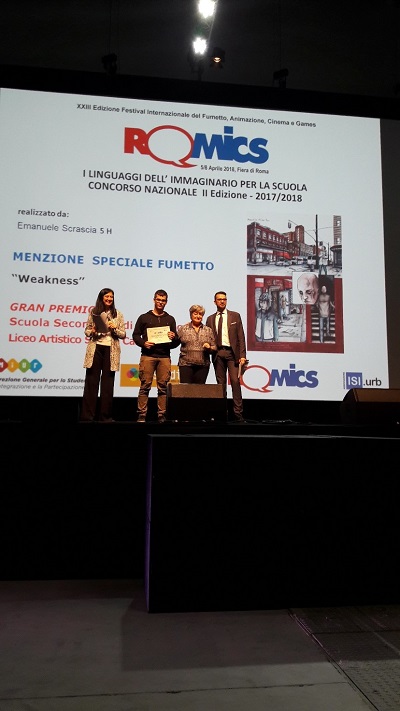 5 aprile premiazione ConcorsoRomics