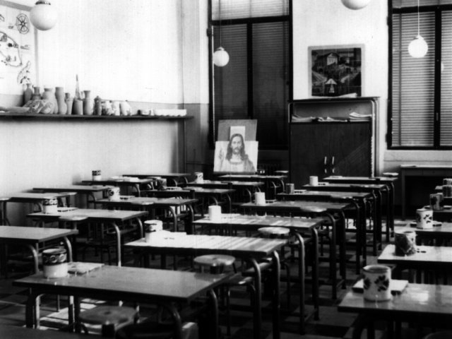 Sede di via Ennio - Sede di via Ennio: aula di decorazione. Scarica il file