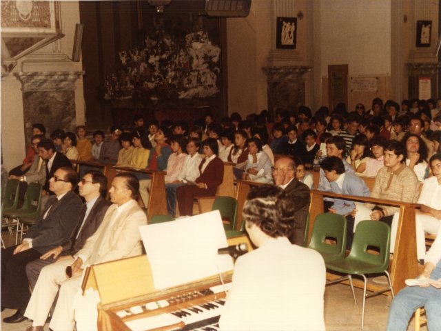 Inaugurazione anno scolastico e Prima Rassegna Didattica - Da sinistra si riconoscono: On. Domenico Amalfitano, Preside Antonio Arces, Giudice Ivan Boccuni ed il prof. Biagio Lista.Scarica il file