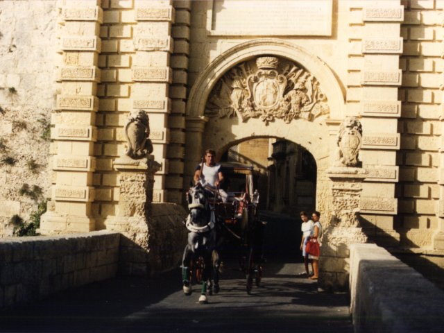 Viaggio d’istruzione a Malta di una classe della Scuola Media Annessa - Veduta di Malta. Scarica il file