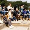 Viaggio d’istruzione del Corso di Restauro a Napoli e Pompei - Seduti sul muretto: Rosalba Petruzzelli, Marco Lorè, prof. Antonio Quaranta e Ciro Scappati. Da sinistra: Carmela Solito, Mimma Nisi, prof. Cosimo Fornaro, il Preside Vincenzo De Filippis, Eligio Nigro, Antonella Pizzoleo e Amedeo Petruzzelli.Scarica il file